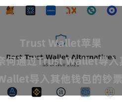 Trust Wallet苹果下载地址 奈何通过Trust Wallet导入其他钱包的钞票？